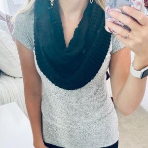 Black Infinity Scarf